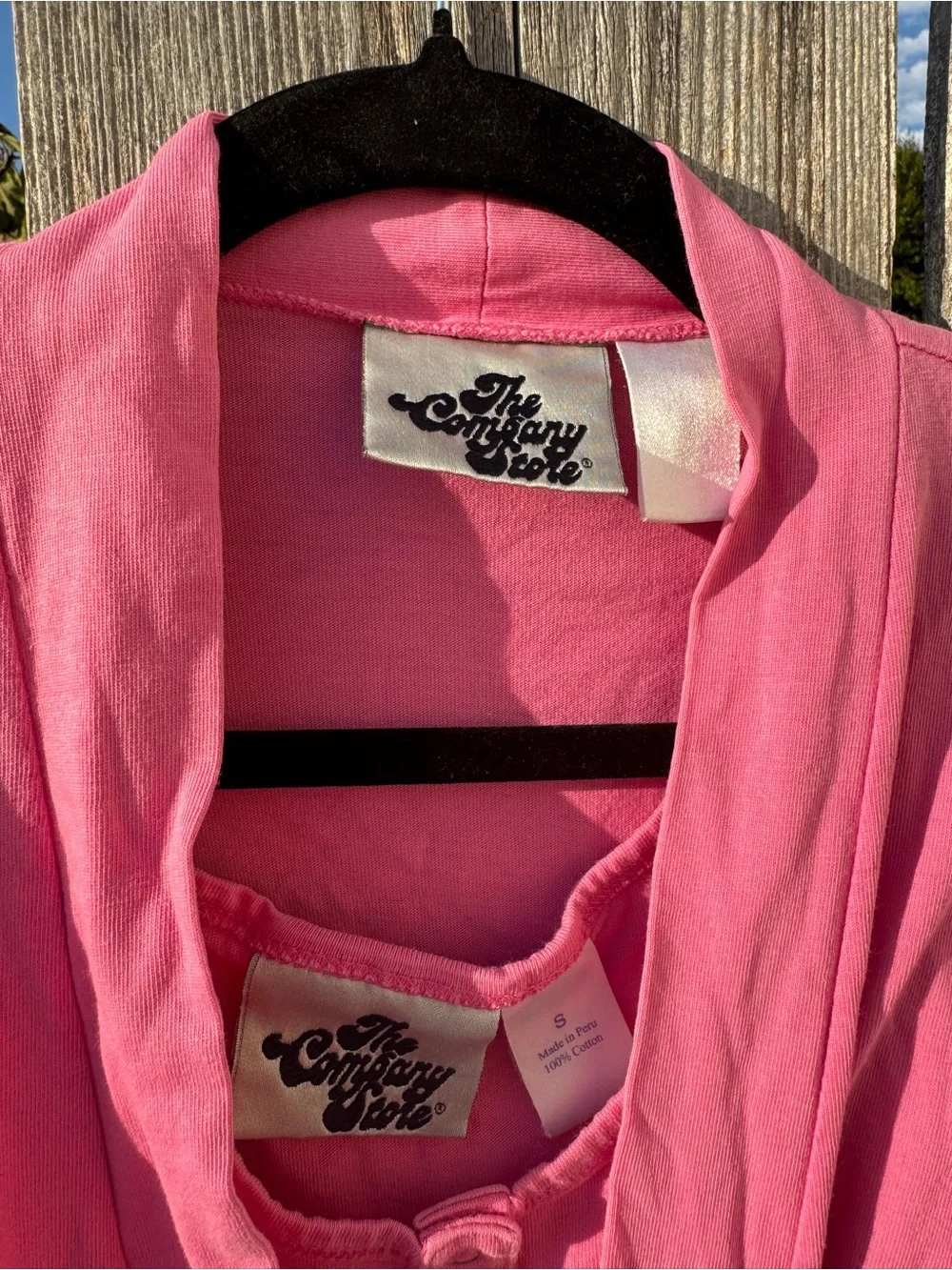 Matching Hot Pink Cotton Robe with Tank Top Sleeveless Nightgown